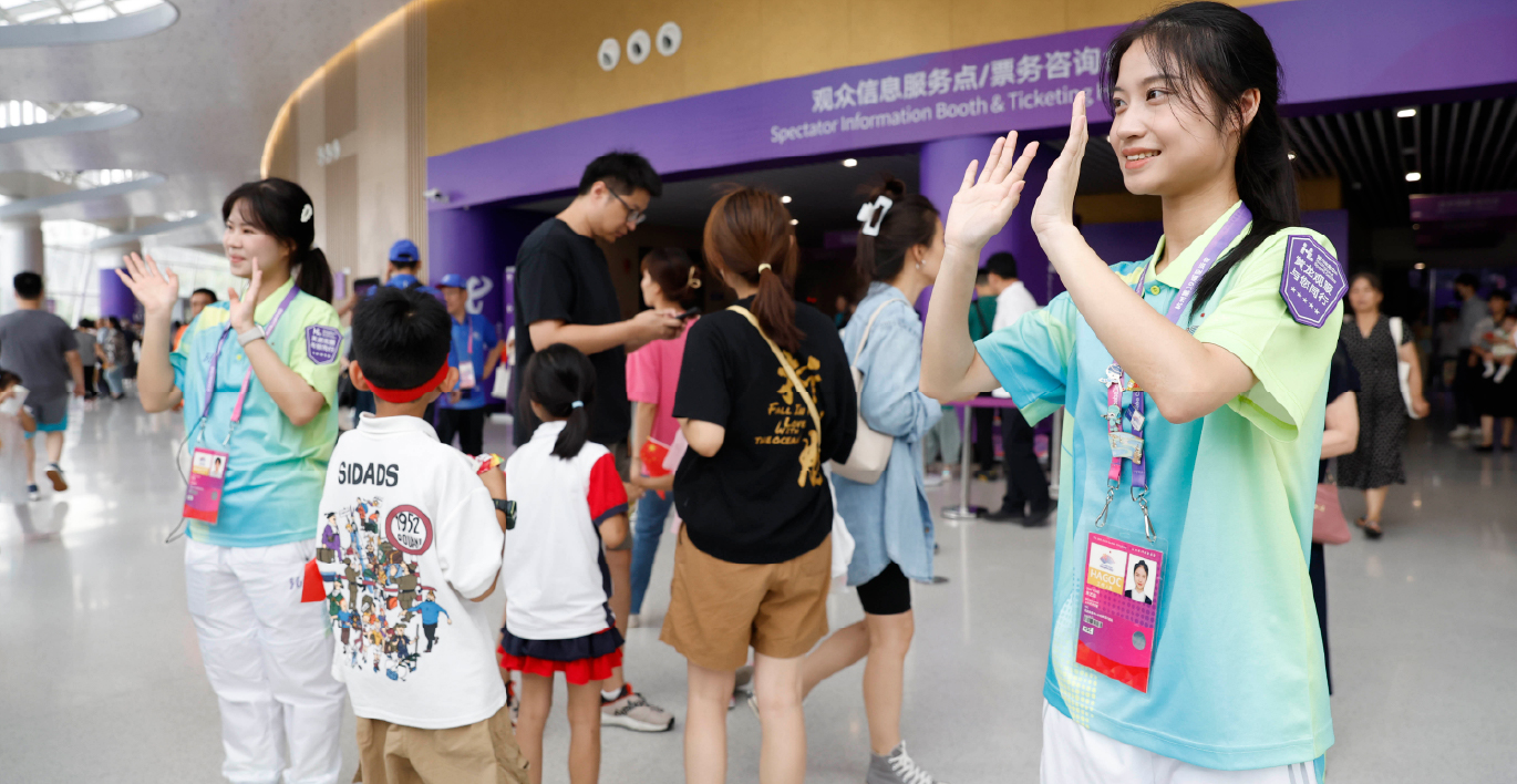 ボランティアの様子